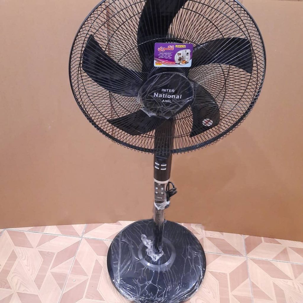 پنکه ایستاده کنترلی مشکی